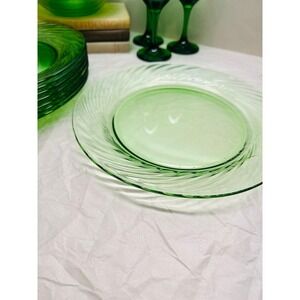 Vintage Pyrex Festiva Spring Green Dinner Plate 10.5 Set of 4
